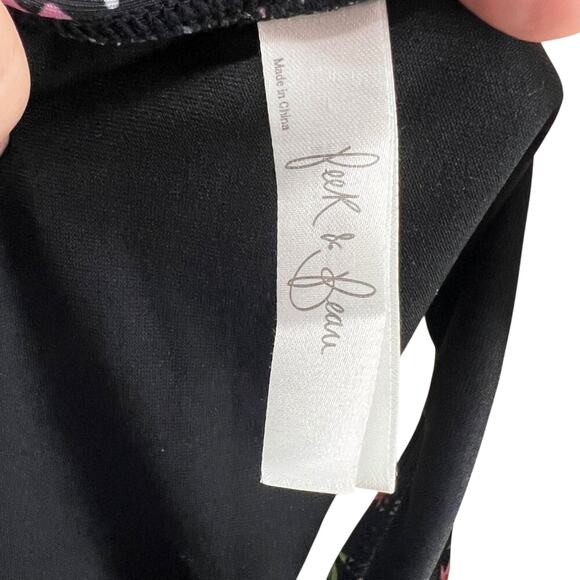 Peek & Beau Fuller Bust High Leg Bikini Bottom Winter Floral Womens Size 10 - Picture 5 of 10